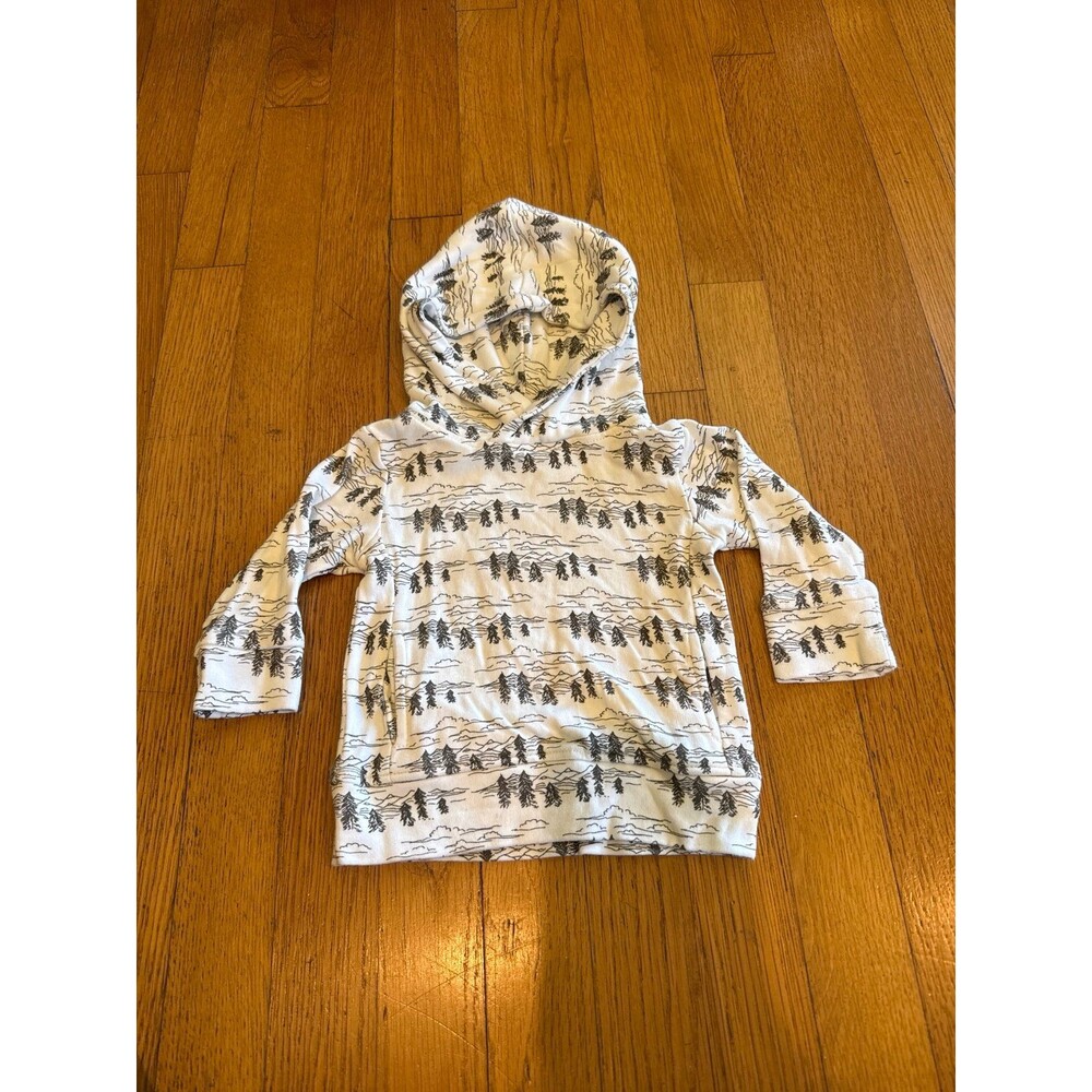 KATE QUINN baby woods pine trees hooded top